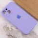 Чехол Silicone Case Full Camera Protective (AA) для Apple iPhone 13 (6.1") Сиреневый / Dasheen