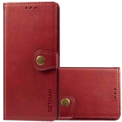 Кожаный чехол книжка GETMAN Gallant (PU) для Xiaomi Redmi 5 Plus / Redmi Note 5 (Single Camera) Красный