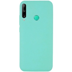 Чехол Silicone Cover Full without Logo (A) для Huawei P40 Lite E / Y7p (2020) Бирюзовый / Ocean Blue
