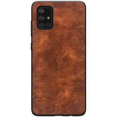 Кожаный чехол Lava для Samsung Galaxy M11, Светло-коричневый