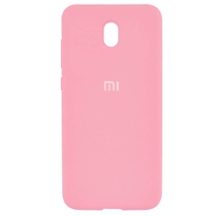 Чехол Silicone Cover Full Protective (AA) для Xiaomi Redmi 8a Розовый / Pink