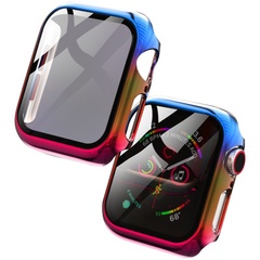 PC+Glass чохол Rainbow для Apple Watch 44mm, Rainbow