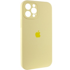 Чохол Silicone Case Full Camera Protective (AA) для Apple iPhone 12 Pro (6.1"), Желтый / Mellow Yellow