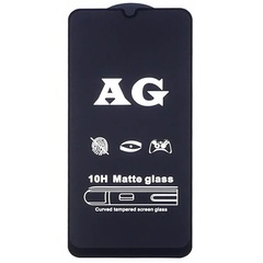 Защитное стекло 2.5D CP+ (full glue) Matte для Samsung Galaxy A71 / Note 10 Lite / M51 / M62 / A73 Черный