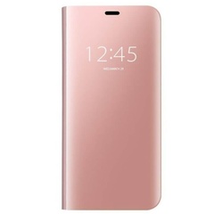 Чехол-книжка Clear View Standing Cover для Huawei Y6p / Honor 9a Rose Gold