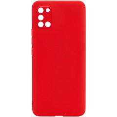 Силиконовый чехол Candy Full Camera для Samsung Galaxy A31 Красный / Red