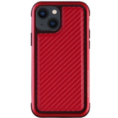 Чехол PC+TPU+Metal K-DOO MARS Series для Apple iPhone 13 (6.1") Carbon Red