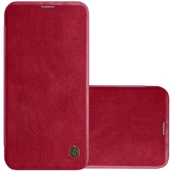 Кожаный чехол (книжка) Nillkin Qin Series для Samsung Galaxy M53 5G Красный