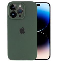 Чохол Silicone Case Full Camera Protective (AA) для Apple iPhone 14 Pro Max (6.7"), Зеленый / Cyprus Green