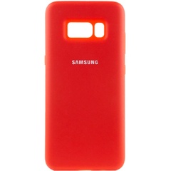 Чехол Silicone Cover Full Protective (AA) для Samsung G950 Galaxy S8 Красный / Red