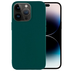 Силіконовий чохол Candy для Apple iPhone 14 Pro (6.1"), Зеленый / Forest green