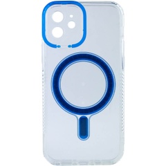 TPU чехол ColorCam with Magnetic Safe для Apple iPhone 12 (6.1") Синий