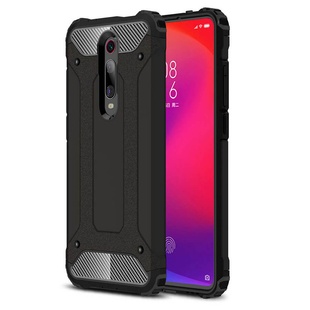 Бронированный противоударный TPU+PC чехол Immortal для Xiaomi Redmi K20 / K20 Pro / Mi9T / Mi9T Pro Черный