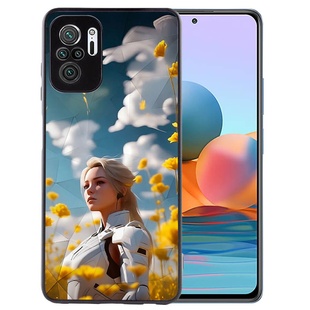 TPU+PC чехол Prisma Ladies для Xiaomi Redmi Note 10 / Note 10s Anime