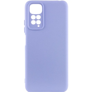 Чохол Silicone Cover Lakshmi Full Camera (A) для Xiaomi Redmi Note 11 (Global) / Note 11S, Бузковий / Dasheen