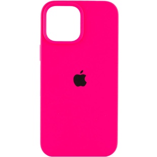 Чехол Silicone Case Full Protective (AA) для Apple iPhone 16 (6.1") Розовый / Barbie pink