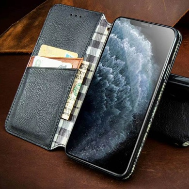 Шкіряний чохол книжка GETMAN Cubic (PU) для Samsung Galaxy M31, Чорний