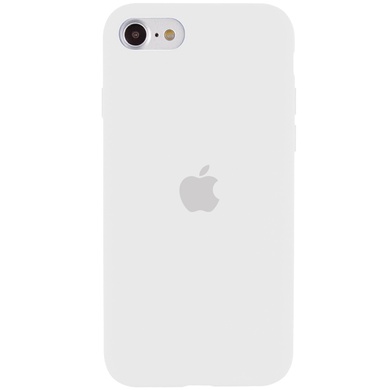 Чохол Silicone Case Full Protective (AA) для Apple iPhone SE (2020), Білий / White