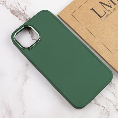 TPU чехол Bonbon Metal Style для Apple iPhone 13 (6.1") Зеленый / Army green