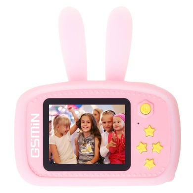 Детская фотокамера Baby Photo Camera Rabbit Розовый
