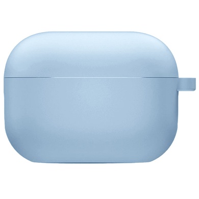 Силіконовий футляр з мікрофіброю для навушників Airpods 3, Голубой / Lilac Blue