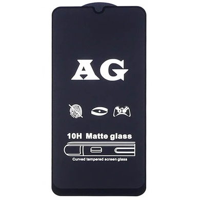 Захисне скло 2.5D CP+ (full glue) Matte для Samsung Galaxy A71 / Note 10 Lite / M51 / M62 / A73, Чорний