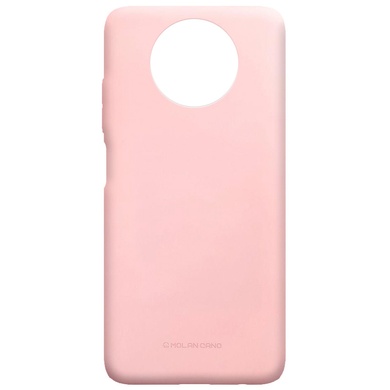 TPU чохол Molan Cano Smooth для Xiaomi Redmi Note 9 5G / Note 9T, Розовый