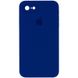 Чехол Silicone Case Square Full Camera Protective (AA) для Apple iPhone 7 / 8 / SE (2020) (4.7") Синий / Deep navy