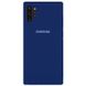 Чехол Silicone Cover Full Protective (AA) для Samsung Galaxy Note 10 Plus Синий / Navy Blue