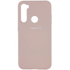 Чехол Silicone Cover Full Protective (A) для OPPO Realme C3, Розовый / Pink Sand