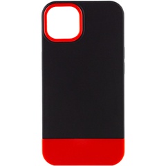 Чохол TPU+PC Bichromatic для Apple iPhone 13 (6.1"), Black / Red