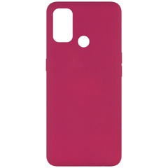 Чехол Silicone Cover Full without Logo (A) для Oppo A53 / A32 / A33 Бордовый / Marsala