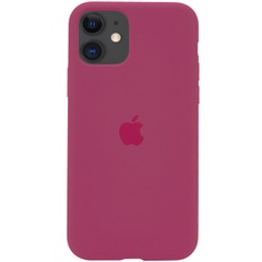 Чохол Silicone Case Full Protective (AA) для Apple iPhone 11 (6.1"), Красный / Rose Red