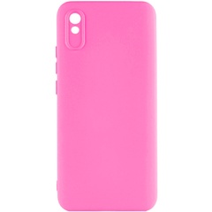 Чехол Silicone Cover Lakshmi Full Camera (AAA) для Xiaomi Redmi 9A, Розовый / Barbie pink