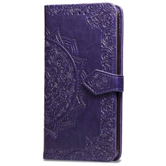 Кожаный чехол (книжка) Art Case с визитницей для Samsung Galaxy M20 Фиолетовый
