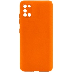 Силиконовый чехол Candy Full Camera для Samsung Galaxy A31 Оранжевый / Orange