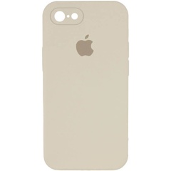 Чохол Silicone Case Square Full Camera Protective (AA) для Apple iPhone 7/8 / SE (2020) (4.7 "), Бежевий / Antique White
