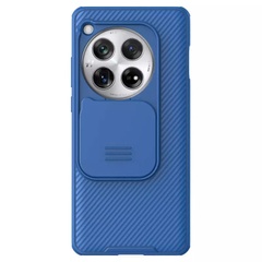 Карбоновая накладка Nillkin CamShield Pro для OnePlus 12 Blue