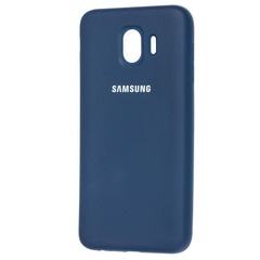Чехол Silicone Cover (AA) для Samsung J400F Galaxy J4 (2018), Синий / Blue