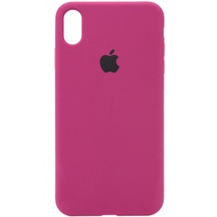 Чохол Silicone Case Full Protective (AA) для Apple iPhone X (5.8 ") / XS (5.8"), Бордовый / Maroon