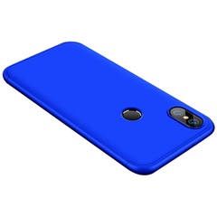 Пластиковая накладка GKK LikGus 360 градусов (opp) для Xiaomi Redmi Note 6 Pro Синий