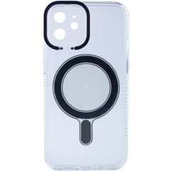 TPU чехол ColorCam with Magnetic Safe для Apple iPhone 12 (6.1") Черный