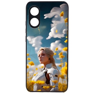 TPU+PC чехол Prisma Ladies для Oppo A38 / A18 Anime