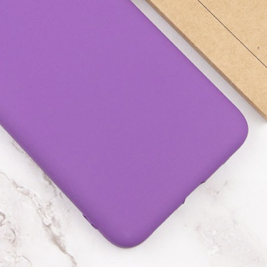 Чехол Silicone Cover Lakshmi Full Camera (AA) для Samsung Galaxy M35 5G Фиолетовый / Purple