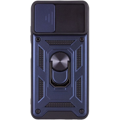 Ударопрочный чехол Camshield Serge Ring для Xiaomi Poco M4 Pro 5G Синий