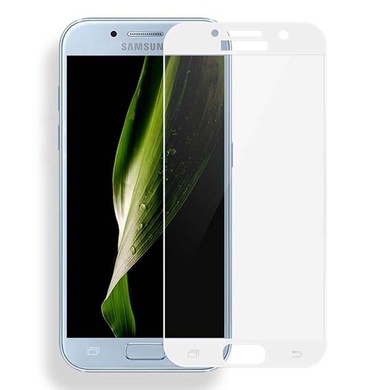 Защитное цветное 3D стекло Mocolo для Samsung A320 Galaxy A3 (2017), Белый
