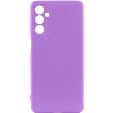 Чехол Silicone Cover Lakshmi Full Camera (AA) для Samsung Galaxy M35 5G Фиолетовый / Purple