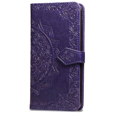 Шкіряний чохол (книжка) Art Case з візитниці для Samsung Galaxy M20, Фіолетовий