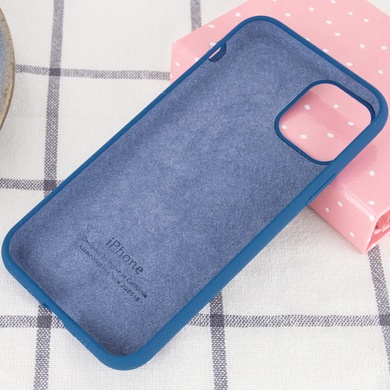 Чехол Silicone Case Full Protective (AA) для Apple iPhone 11 Pro (5.8") Синий / Navy Blue
