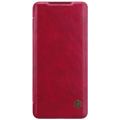 Кожаный чехол (книжка) Nillkin Qin Series для Samsung Galaxy A11, Красный